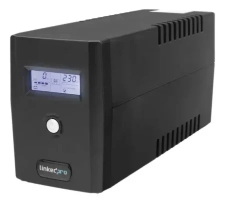 No Break 800Va/480W Linkedpro Lp800Lcd Pantalla LCD/Linea Interactiva 120Vca/6 Tomas 5-15R/4 Respaldadas/Regulacion De Voltaje/Proteccion RJ45