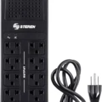 Regulador Steren Reg-1050 1000 Watts/140J/8 Contactos/Negro