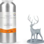 Resina Para Impresora 3D Creality 3302020089, Rigida Estandar Plus, 1Kg, Gris