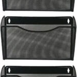 Revistero Nextep Ne-164P3, De Pared, Malla Metalica C/3, 34.5Cm X 21.5Cm X 8.8Cm