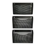 Revistero Nextep Ne-164P3, De Pared, Malla Metalica C/3, 34.5Cm X 21.5Cm X 8.8Cm