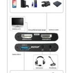 CAPTURADORA DE VIDEO RIZZUP RZ-4KCAP USB 3.0/HDMI 4K/1080P/ COMPATIBLE CON ANDROID/LINUX/WINDOWS/MACOS/INCLUYE CONVERTIDOR TIPO-C