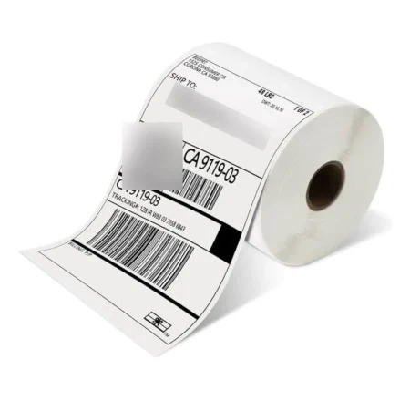 ROLLO C/200 ETIQUETAS TERMICAS INKO 10X15CM/COLOR BLANCO