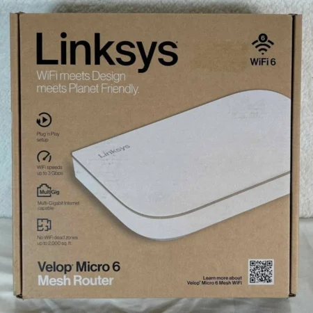 ROUTER INALAMBRICO LINKSYS CLASSIC MICRO PRO 6/1GHZ/DOBLE BANDA/USB 3.2/WIFI/BLUETOOTH/LN3121-LA