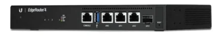 ROUTER INALAMBRICO UBIQUITI ERPOE-5 GIGABIT ETHERNET CON FIREWALL EDGEROUTER/5XRJ-45/NEGRO