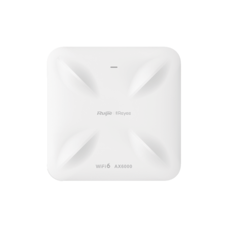 Access Point Ruijie Rg-Rap6260(H)-D Exterior, Wi-Fi 6, 5.95Gbps, Mu-MIMO 4X4, Filtros Anti Interferencia Y Auto Optimizacion Con Ia, Puerto Eth 2.5G Y Sfp