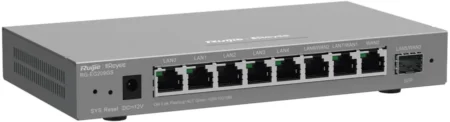 Router Balanceador Cloud Ruijie Rg-Eg209Gs, 8 Puertos Gigabit Y 1 Puerto Sfp, Soporta 4X WAN Configurables, Hasta 200 Clientes