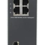 Switch Industrial PoE Ruijie, 4 Puertos Gigabit PoE 802.3 Af/At, 2 Puertos Sfp Administrable Cloud, Rg-Nis3100-4Gt2Sfp-HP