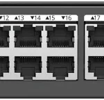 Switch Ruijie Rg-Es124G-L/24Puertos 10/100/1000 Mbps/No Administrable/Monitoreable En La Nube