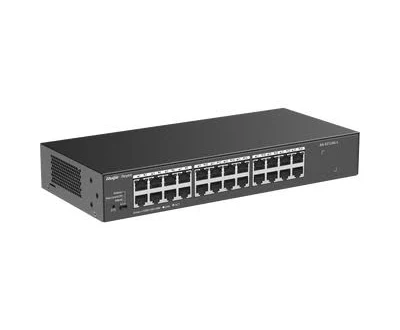 Switch Ruijie Rg-Es124G-L/24Puertos 10/100/1000 Mbps/No Administrable/Monitoreable En La Nube