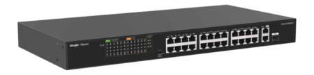 Switch PoE Ruijie Rg-Es126Fgs-P 2 Puertos Gigabit/24 Puertos 10/100 Mbps/Monitoreable En La Nube