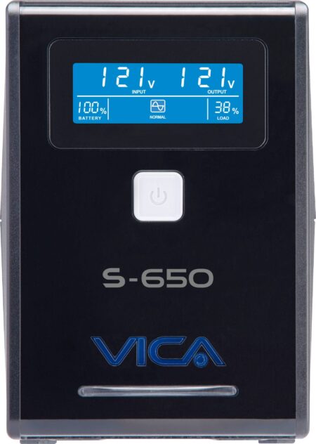 Vica S650 Nobreak 650Va/360W Pantalla LCD 8 Tomas