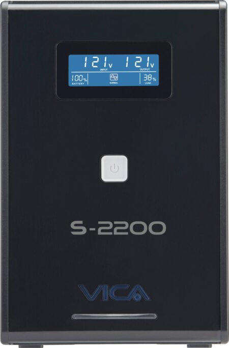 No Break Vica S2200 De 2200Va/1200W, 8 Contactos C/Regulador