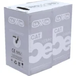 Bobina De Cable Utp Cat5E Saxxon Outpcat5Egcopext 100% Cobre Con Gel/Exterior/305M/Color Negro