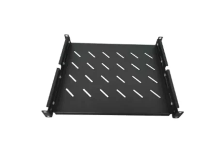 Charola P/ Gabinete 19″ Saxxon Sx-Ch-19X1U-600 1Ur/47X35Cm/Ventilada/Color Negro
