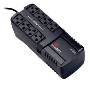 Regulador Smartbitt 2.200v/1100 W 2 Contactos Led Proteccion Rj 1