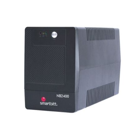 No Break Smartbitt Sbnb2400, 2400 VA, 1200 W, Negro, Hogar Y Oficina