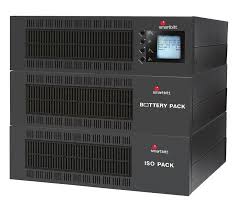 No Breaks Y UPS Smartbitt Sbol6Krtg1-2 - 6000 VA, 6000 W, 7 H, Negro, Oficina