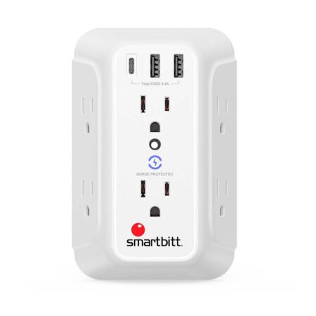 Smartbitt Supresor De Picos Profesional 6 Contactos
