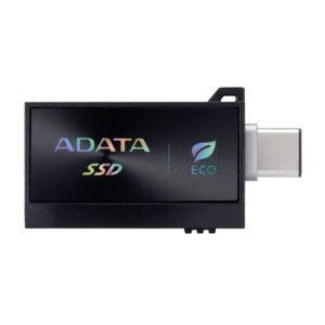 U. ESTADO SOLIDO SSD EXTERNO USB-C 1TB ADATA SC730-1T-CACTI USB 3.2/600MB/S DE LECTURA/ESCRITURA/COLOR NEGRO