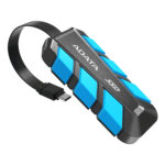 U. Estado Solido SSD Externo USB-C 2Tb Adata Sc740-2000G-Cbu USB 3.2/Resistente A Caidas/Color Azul-Negro