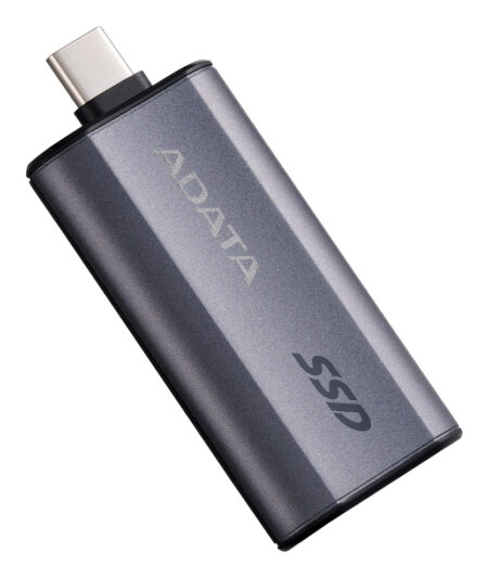 U. Estado Solido SSD Externo USB 500Gb Adata Sc750-500G-Ccbk, Sc750, USB-C 3.2, Color Negro