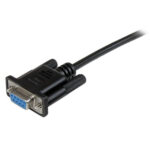 Cable De Modem Nulo Serial Rs232 Db9 Hembra-Hembra 2M Negro Startech Scnm9Ff2Mbk