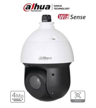Dahua Sd49425Gb-Hnr – Cámara IP Ptz De 4Mp Zoom Óptico 25X – Ir 100 M, Wizs, Detección Facial, Wdr Real, E/S De Audio Y Alarmas, Ranura MicroSD, Ip66