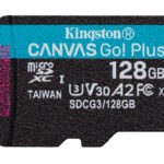 MEMORIA MICROSDXC 128GB KINGSTON SDCG3/128GB CANVAS GO! PLUS UHS-I CLASE 10 C/ADAPTADOR