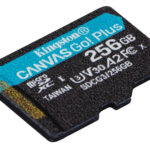 MEMORIA MICROSDXC 256GB KINGSTON CANVAS GO! PLUS SDCG3/256GB UHS-I U3 V30 A2 CLASE 10 C/ADAPTADOR
