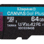 Memoria Microsdxc 64Gb Kingston Sdcg3/64Gb Canvas Go Plus Uhs-I Clase 10, C/Adaptador