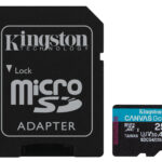 KINGSTON MEMORIA 256GB MICROSDX C CANVAS GO PLUS A2 U3 CARD   ADAPT