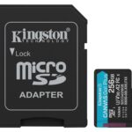 KINGSTON MEMORIA 256GB MICROSDX C CANVAS GO PLUS A2 U3 CARD   ADAPT