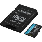 MEMORIA MICROSDXC 64GB KINGSTON CANVAS GO! PLUS/UHS-I/CLASE 10/CON ADAPTADOR/SDCG4/64GB