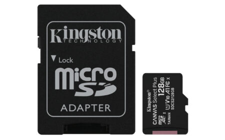 Memoria MicroSD 128Gb Kingston Sdcs2/128Gb Canvas Select Plus Class10 C/Adaptador SD