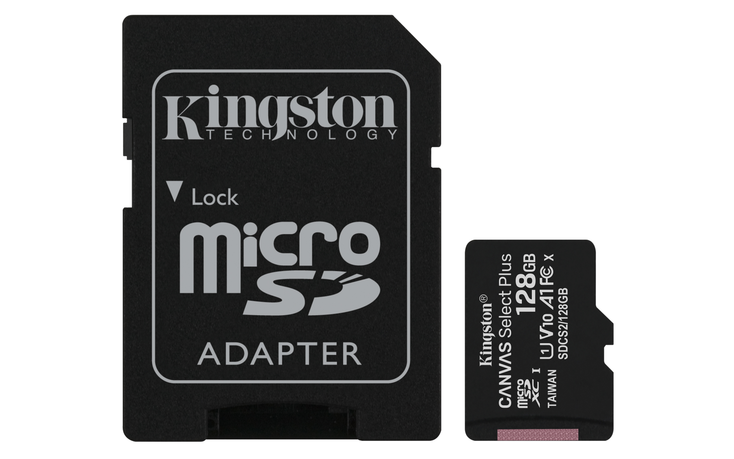Memoria Microsd 128gb Kingston Sdcs2/128gb Canvas Select Plus Class10 C/adaptador Sd
