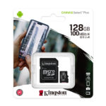 Memoria MicroSD 128Gb Kingston Sdcs2/128Gb Canvas Select Plus Class10 C/Adaptador SD