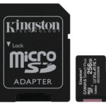 MEMORIA MICROSD 256GB KINGSTON CANVAS SELECT PLUS CLASE 10 C/ADAPTADOR, SDCS2/256GB