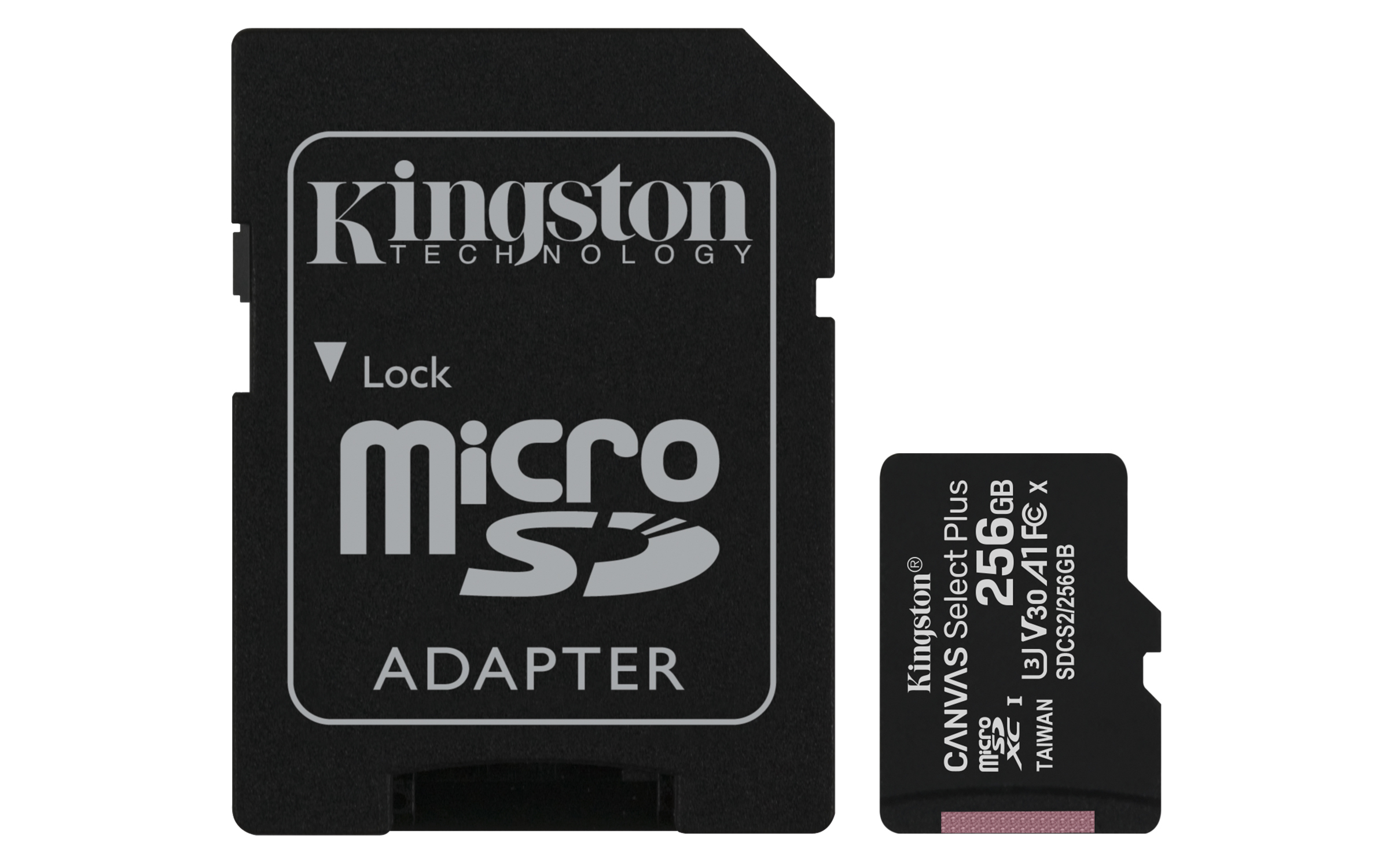 Memoria Microsd 256gb Kingston Canvas Select Plus Clase 10 C/adaptador, Sdcs2/256gb
