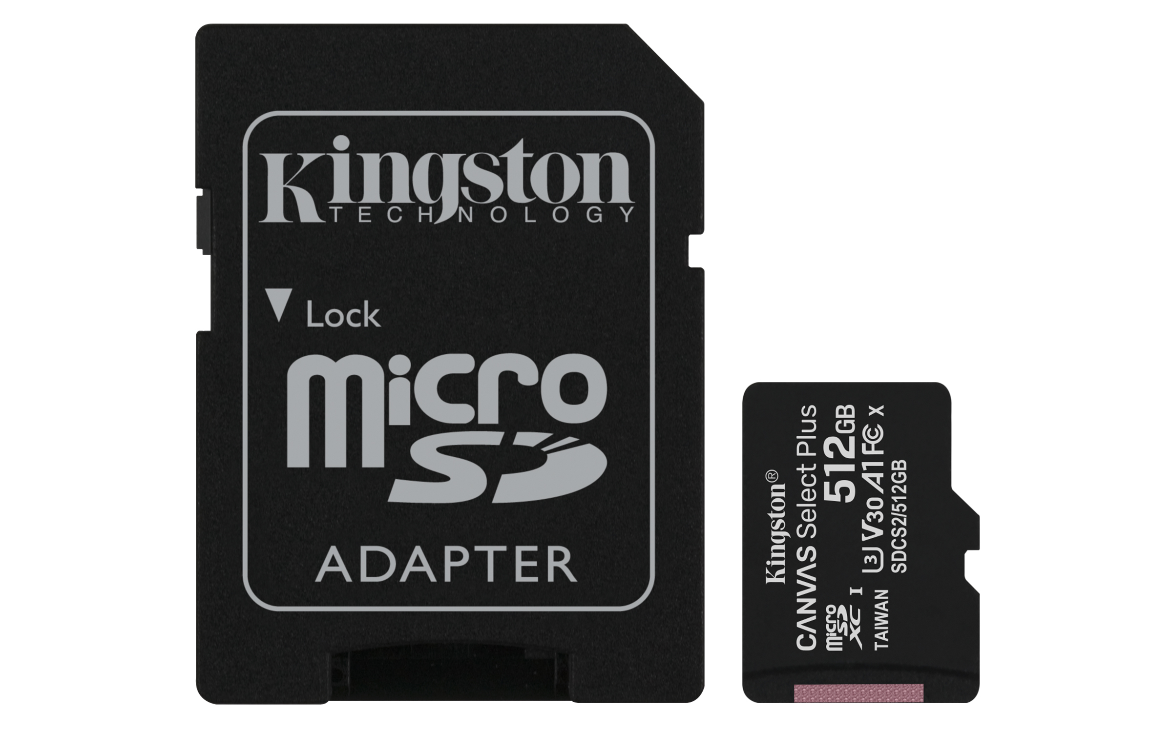 Memoria Microsd 512gb Kingston Sdcs2/512gb Canvas Select Plus Clase 10 C/adaptador