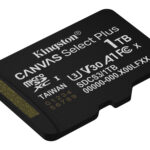 Memoria MicroSD 1Tb Kingston Canvas Select Plus Clase 10/Uhs-I/U1/U3/Video Clase 10/30/A1/Con Adaptador/Sdcs3/1Tb
