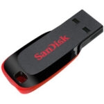 Memoria USB 2.0 Sandisk Cruzer Blade 32Gb Negro/Rojo Portátil