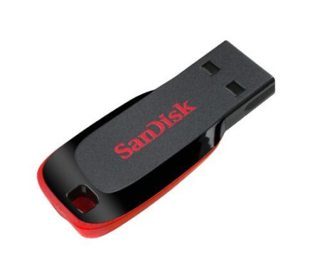 Memoria USB Sandisk Unidad Flash USB Cruzer Blade, Negro, 64 Gb, USB 2.0
