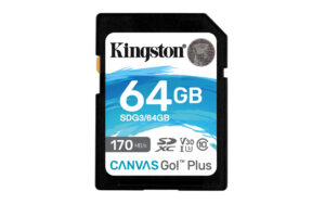 MEMORIA SDXC 64GB KINGSTON CANVAS GO PLUS SDG3/64GB UHS-I U3 V30 CLASE 10
