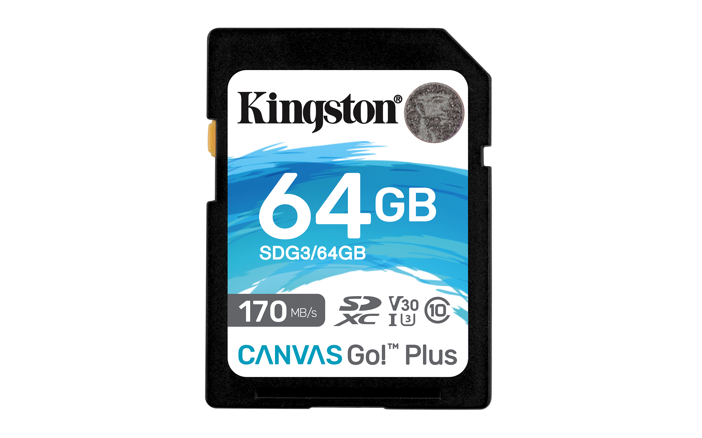 Memoria Sdxc 64gb Kingston Canvas Go Plus Sdg3/64gb Uhs-i U3 V30 Clase 10