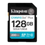 MEMORIA SDXC 128GB KINGSTON SDG4/128GB CANVAS GO! PLUS UHS-I/U3/V30/CLASE 10