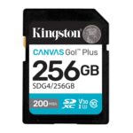 KINGSTON MEMORIA 256GB SDXC CAN VAS GO PLUS GEN4 200MB S C10 UHS-I
