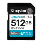 Memoria Sdxc 512Gb Kingston Canvas Go! Plus Gen4/Clase 10/Uhs-I/Sdg4/512Gb