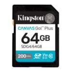 KINGSTON MEMORIA 64GB SDXC CANV AS GO PLUS GEN4 200MB S C10 UHS