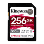 Memoria Sdxc 256Gb Kingston Sdr2/256Gb Canvas React Plus/Clase 10/Uhs-Ii